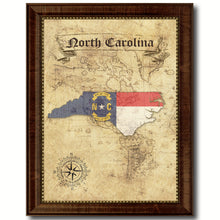 Load image into Gallery viewer, North Carolina State Vintage Map Home Decor Wall Art Office Decoration Gift Ideas
