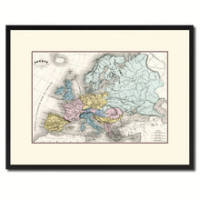 Load image into Gallery viewer, Ancient Europe Vintage Antique Map Wall Art Home Decor Gift Ideas Canvas Print Custom Picture Frame
