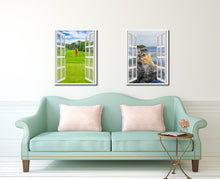 Load image into Gallery viewer, Landscape Golf Field Picture French Window Canvas Print with Frame Gifts Home Decor Wall Art Collection
