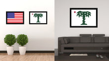 Load image into Gallery viewer, South Carolina Palmetto Guard Military Flag Canvas Print Black Picture Frame Gifts Home Decor Wall Art

