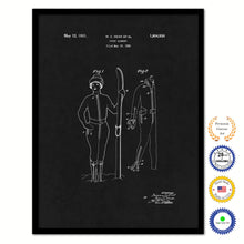 Load image into Gallery viewer, 1931 Sport Garment Old Patent Art Print on Canvas Custom Framed Vintage Home Decor Wall Decoration Great for Gifts

