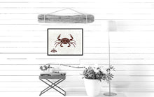 Load image into Gallery viewer, Crab Meat Cuts Butchers Chart Canvas Print Picture Frame Home Decor Wall Art Gifts
