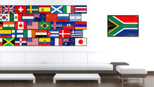 Load image into Gallery viewer, South Africa Country National Flag Vintage Canvas Print with Picture Frame Home Decor Wall Art Collection Gift Ideas

