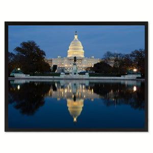 Capital Washington DC Landscape Photo Canvas Print Pictures Frames Home Décor Wall Art Gifts