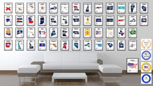 Load image into Gallery viewer, New Hampshire State Flag Gifts Home Decor Wall Art Canvas Print Picture Frames
