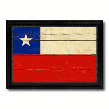 Load image into Gallery viewer, Chile Country Flag Vintage Canvas Print with Black Picture Frame Home Decor Gifts Wall Art Decoration Artwork
