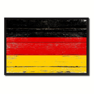 Germany Country National Flag Vintage Canvas Print with Picture Frame Home Decor Wall Art Collection Gift Ideas