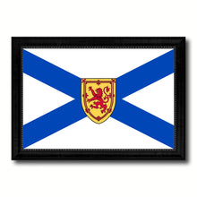 Load image into Gallery viewer, Nova Scotia Province City Canada Country Flag Canvas Print Black Picture Frame
