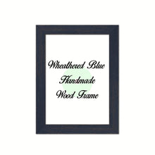 Load image into Gallery viewer, Wheathered Blue Wood Frame Wholesale Farmhouse Shabby Chic Picture Photo Poster Art Home Decor
