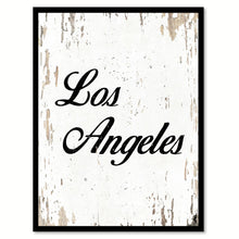 Load image into Gallery viewer, Los Angeles City Vintage Sign Black Framed Canvas Print Home Decor Wall Art Collectible Decoration Artwork Gifts
