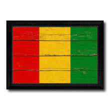 Load image into Gallery viewer, Guinea Country Flag Vintage Canvas Print with Black Picture Frame Home Decor Gifts Wall Art Decoration Artwork
