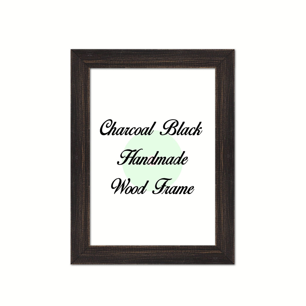 Charcoal Black Wood Frame Wholesale Farmhouse Shabby Chic Picture Photo Poster Art Home Decor