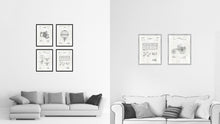Load image into Gallery viewer, 1958 Keyboard Construction Old Patent Art Print on Canvas Custom Framed Vintage Home Decor Wall Decoration Great for Gifts
