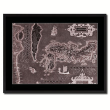 Load image into Gallery viewer, Japan Vintage Vivid Sepia Map Canvas Print, Picture Frames Home Decor Wall Art Decoration Gifts
