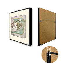 Load image into Gallery viewer, New York Vintage Antique Map Wall Art Home Decor Gift Ideas Canvas Print Custom Picture Frame
