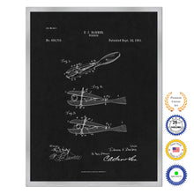 Load image into Gallery viewer, 1891 Wrench Old Patent Art Print on Canvas Custom Framed Vintage Home Decor Wall Decoration Great for Gifts
