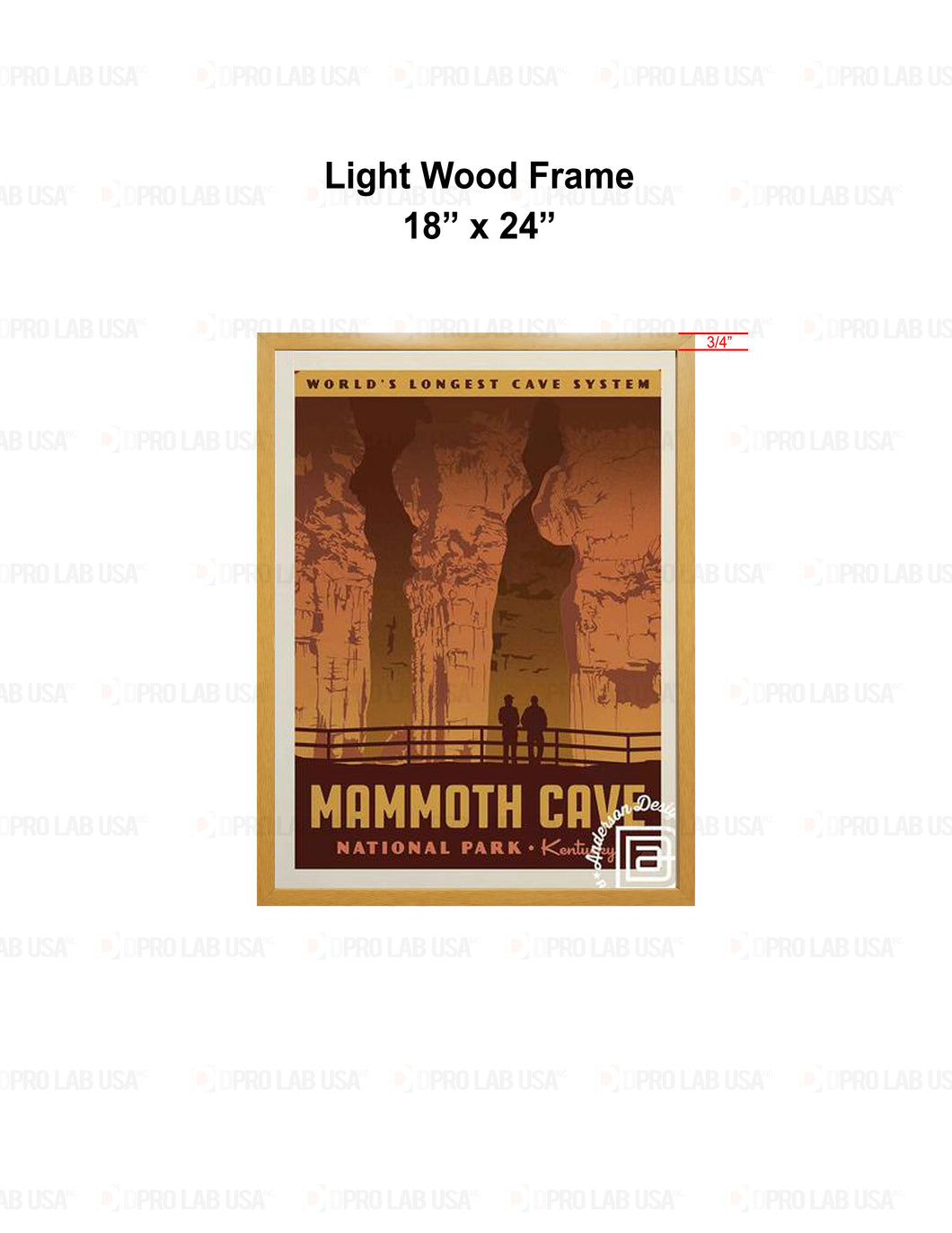 Custom for Sean Moir - Poster Wood Frame, 18