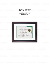 Load image into Gallery viewer, Custom for Lisa - 14 Photo Matte Paper Prints and 14 Mahogany Frames w/2&quot;Mat
