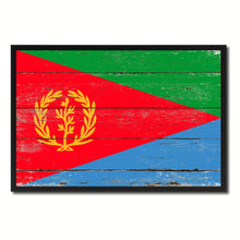 Load image into Gallery viewer, Eritrea Country National Flag Vintage Canvas Print with Picture Frame Home Decor Wall Art Collection Gift Ideas
