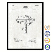 Load image into Gallery viewer, 1899 Lemon Squeezer Old Patent Art Print on Canvas Custom Framed Vintage Home Decor Wall Decoration Great for Gifts
