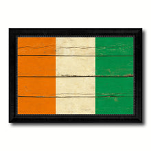 Load image into Gallery viewer, Cote D&#39;Ivoire Country Flag Vintage Canvas Print with Black Picture Frame Home Decor Gifts Wall Art Decoration Artwork
