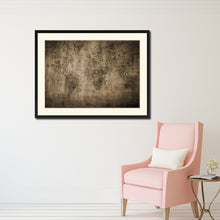 Load image into Gallery viewer, World Vintage Sepia Map Canvas Print, Picture Frame Gifts Home Decor Wall Art Decoration
