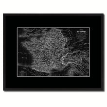 Load image into Gallery viewer, France Vintage Monochrome Map Canvas Print, Gifts Picture Frames Home Decor Wall Art
