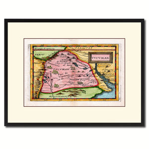 Tucuman Argentina Buenos Aires Vintage Antique Map Wall Art Home Decor Gift Ideas Canvas Print Custom Picture Frame