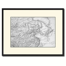 Load image into Gallery viewer, Europe  Asia Vintage B&amp;W Map Canvas Print, Picture Frame Home Decor Wall Art Gift Ideas
