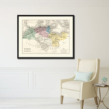 Load image into Gallery viewer, North Africa Barbary Coast Vintage Antique Map Wall Art Home Decor Gift Ideas Canvas Print Custom Picture Frame
