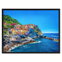 Load image into Gallery viewer, Cinque Terre Mediterranean Sea Landscape Photo Canvas Print Pictures Frames Home Décor Wall Art Gifts
