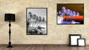 Palm Tree Invert Landscape Photo Canvas Print Pictures Frames Home Décor Wall Art Gifts