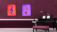 Load image into Gallery viewer, Quaver Music Purple Canvas Print Pictures Frames Office Home Décor Wall Art Gifts

