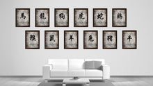Load image into Gallery viewer, Zodiac Horse Horoscope Canvas Print Brown Picture Frame Home Decor Wall Art Gift Ideas
