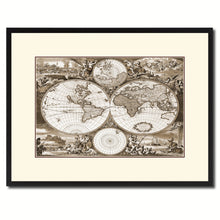 Load image into Gallery viewer, Frederick Ee Wit   Vintage Sepia Map Canvas Print, Picture Frame Gifts Home Decor Wall Art Decoration
