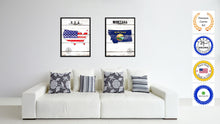 Load image into Gallery viewer, Montana State Flag Gifts Home Decor Wall Art Canvas Print Picture Frames
