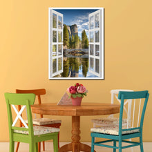Load image into Gallery viewer, Bridal Veil Falls Yosemite National Park California Picture French Window Canvas Print with Frame Gifts Home Decor Wall Art Collection
