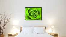 Load image into Gallery viewer, Green Rose Flower Framed Canvas Print Home Décor Wall Art
