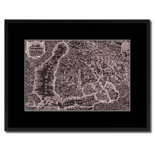 Load image into Gallery viewer, Finland Centuries Vintage Vivid Sepia Map Canvas Print, Picture Frames Home Decor Wall Art Decoration Gifts
