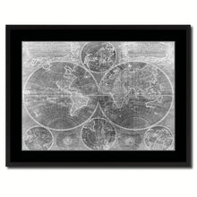 Load image into Gallery viewer, Johann Baptist Homann Vintage Monochrome Map Canvas Print, Gifts Picture Frames Home Decor Wall Art
