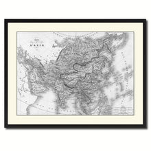 Load image into Gallery viewer, Asia Vintage B&amp;W Map Canvas Print, Picture Frame Home Decor Wall Art Gift Ideas
