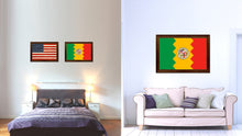 Load image into Gallery viewer, Los Angeles City California State Flag Canvas Print Brown Picture Frame
