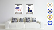 Load image into Gallery viewer, Idaho State Flag Gifts Home Decor Wall Art Canvas Print Picture Frames
