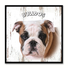 Load image into Gallery viewer, Bulldog Dog Canvas Print Picture Frame Gift Home Decor Wall Art Decoration
