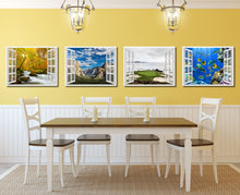 Load image into Gallery viewer, Tunnel View Yosemite National Park California Picture French Window Framed Canvas Print Home Decor Wall Art Collection
