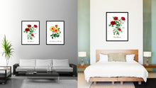 Load image into Gallery viewer, Red Rose Flower Canvas Print with Picture Frame Floral Home Decor Wall Art Living Room Decoration Gifts
