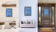 Load image into Gallery viewer, Everyone you will ever meet knows something you don't - Bill Nye Inspirational Quote Saying Gift Ideas Home Decor Wall Art, Blue
