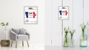 Iowa Flag Gifts Home Decor Wall Art Canvas Print with Custom Picture Frame