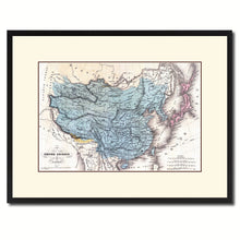 Load image into Gallery viewer, China Japan Korea Vintage Antique Map Wall Art Home Decor Gift Ideas Canvas Print Custom Picture Frame
