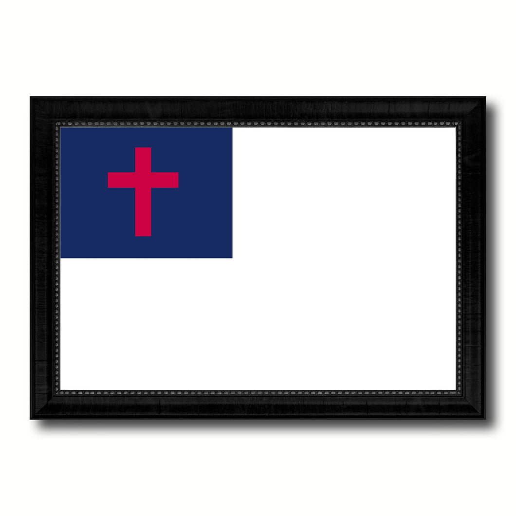 Kayso Christian Religious Flag Canvas Print Black Picture Frame Gifts Home Decor Wall Art